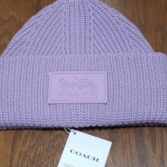 New Coach Lavender Beanie - Picture 5 of 5